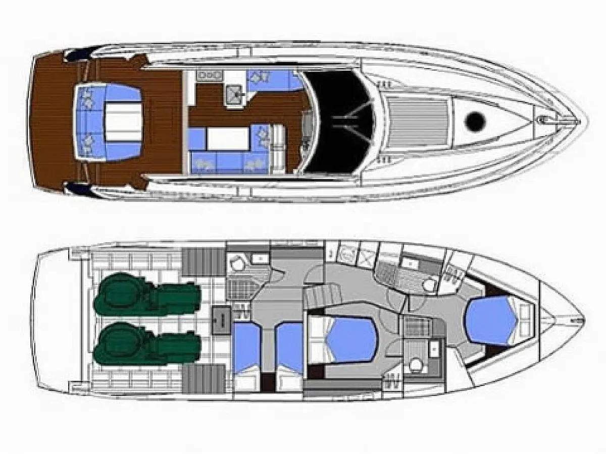 Absolute 52 FLY - Aurora  - Layout image